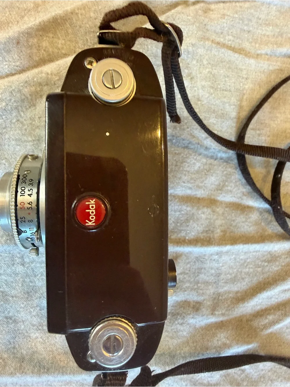 Kodak Bantam RF Camera in Brown and Silver Trim
